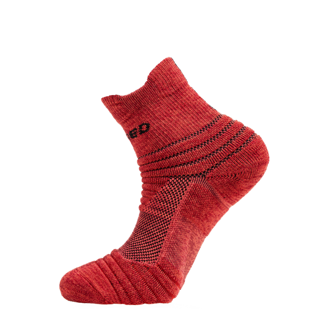 Quarter Socks - Red