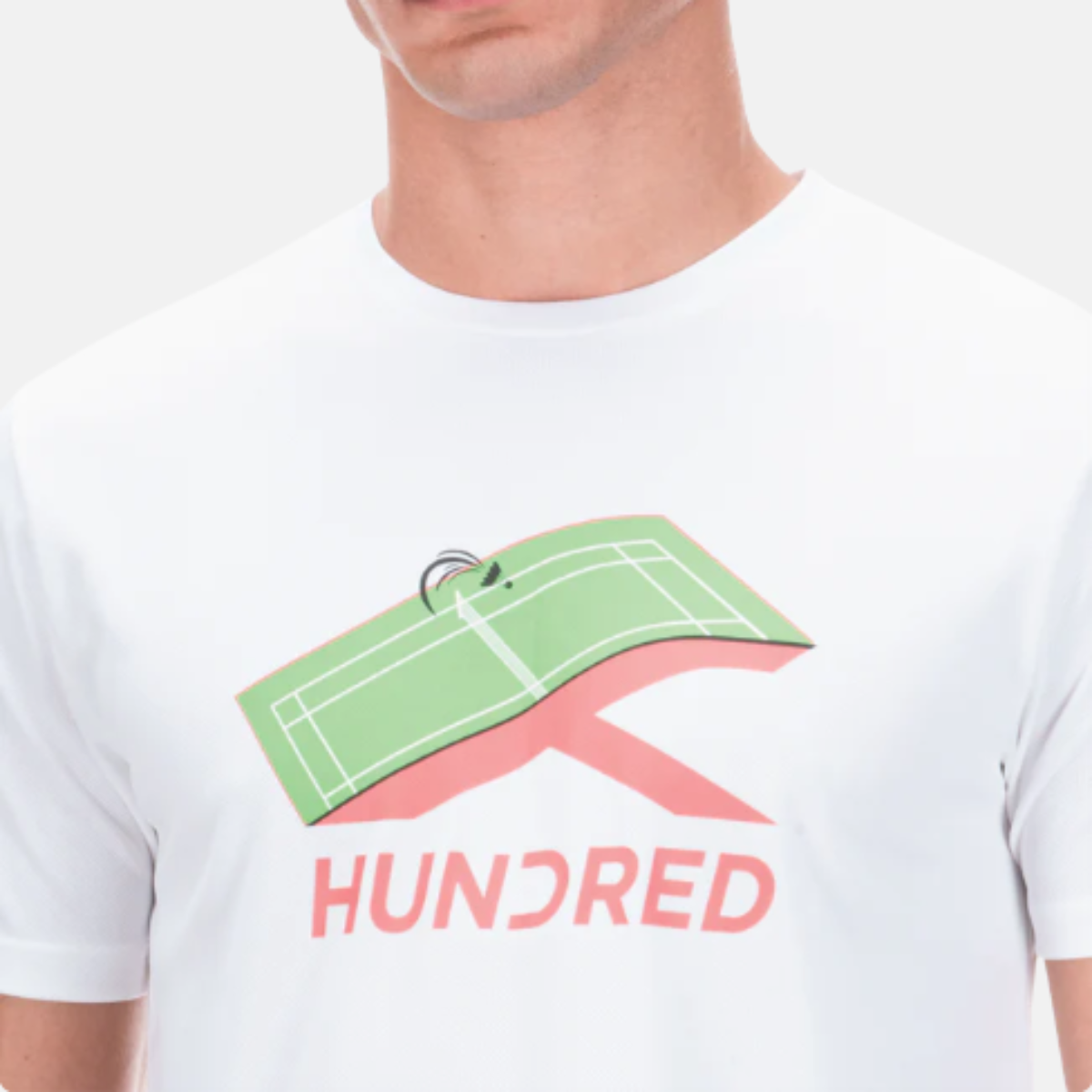 Hundred Court RN T-shirt - White