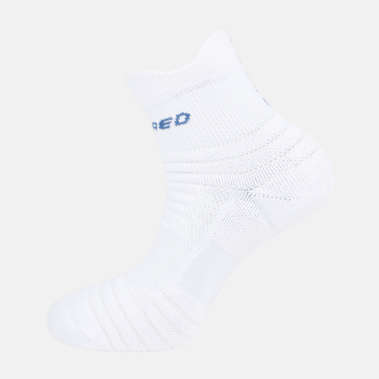 Quarter Socks - White / Navy