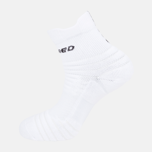 Quarter Socks - White / Black