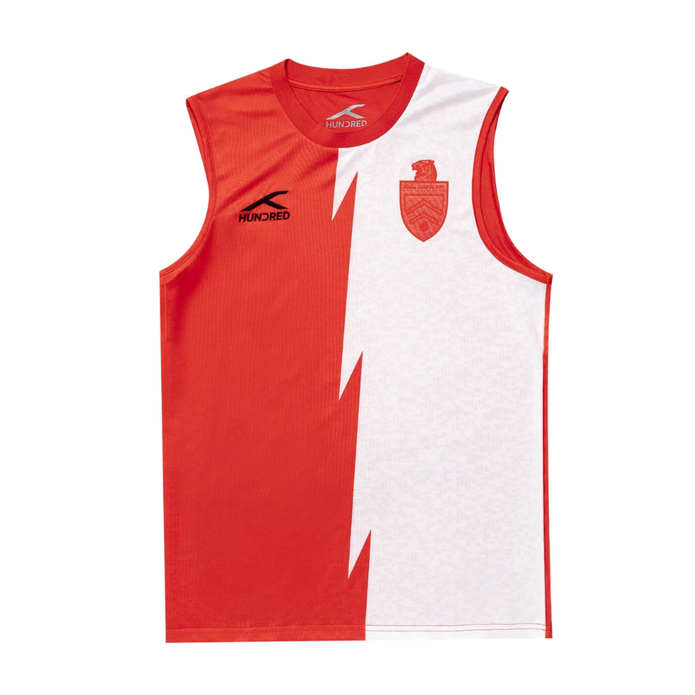 2024 KLCFC TRAINING JERSEY - SLEEVELESS (RED/WHITE)