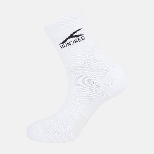 Hi-Quarters Socks - White / Black
