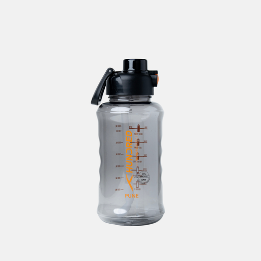 Hundred Water Bottle PUNE - Black (1000 ML)