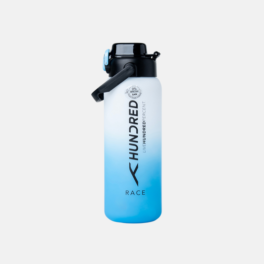 Hundred Water Bottle RACE - White/Blue (1000 ML)