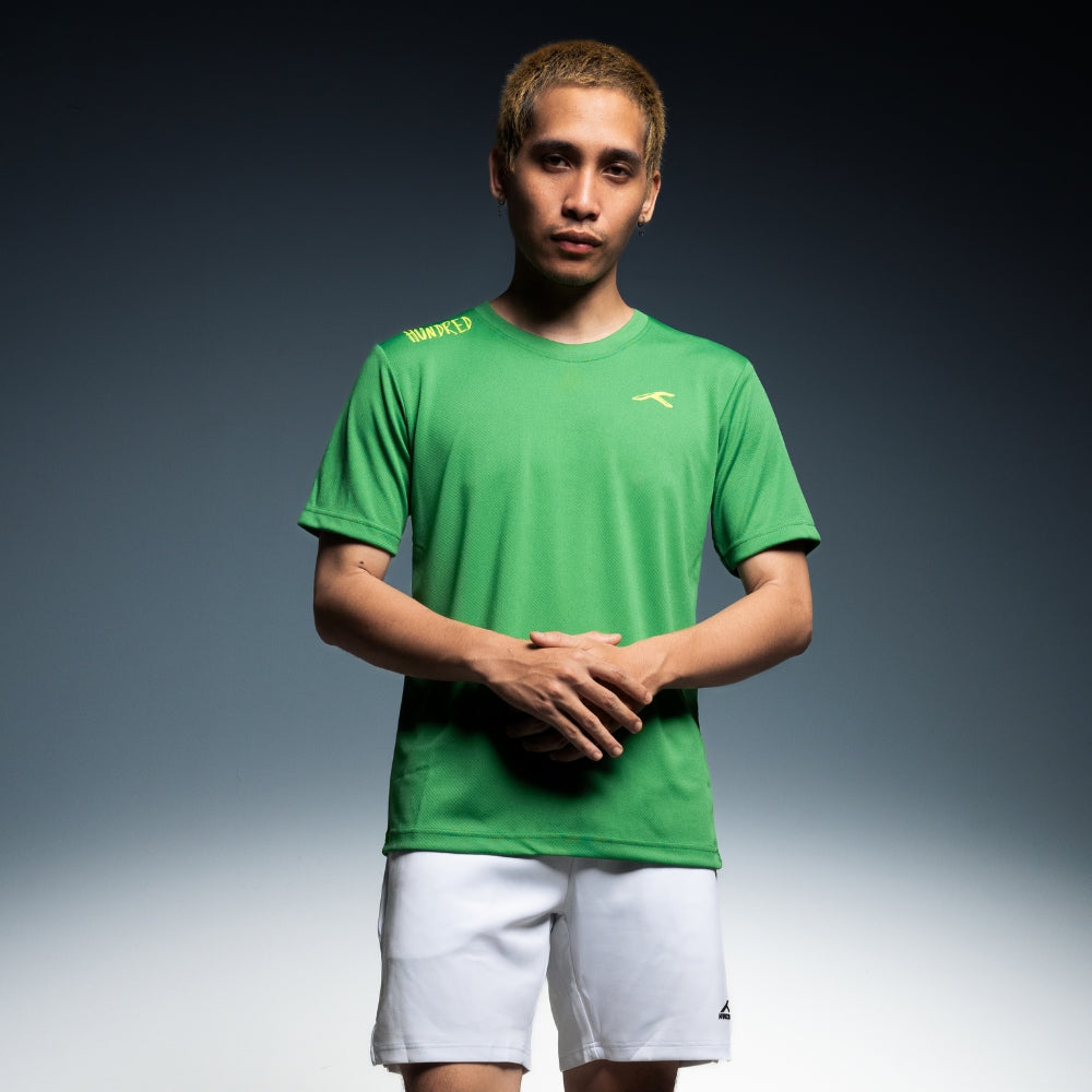 Hundred Classic Unisex Round Neck Tee - Green