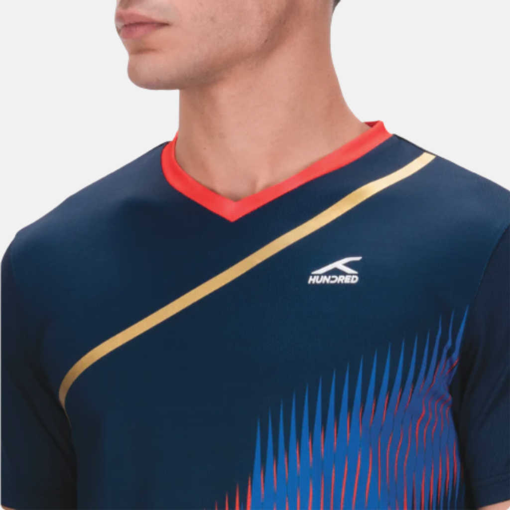 Hundred Line Men's VN T-shirt - Navy