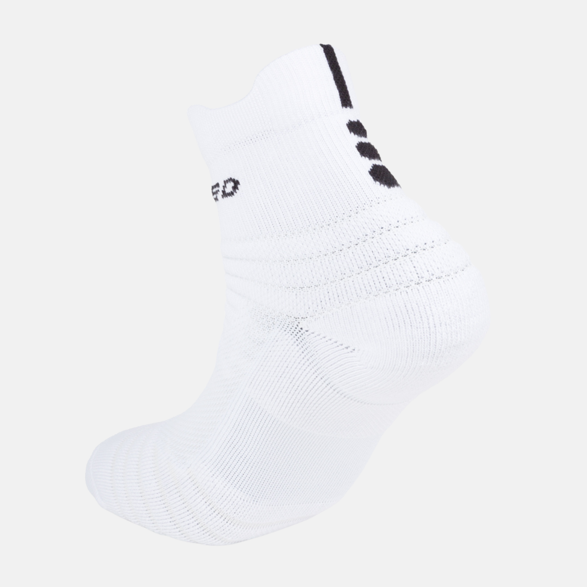 Quarter Socks - White / Black