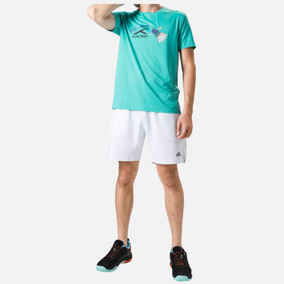 Hundred Badminton RN T-shirt - Blue