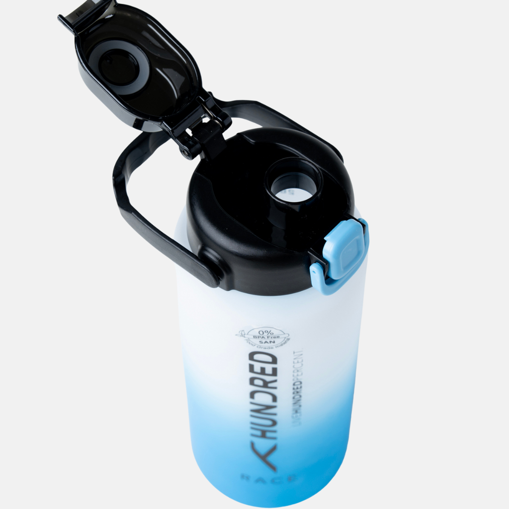 Hundred Water Bottle RACE - White/Blue (1000 ML)