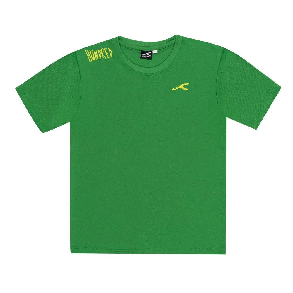 Hundred Classic Unisex Round Neck Tee - Green