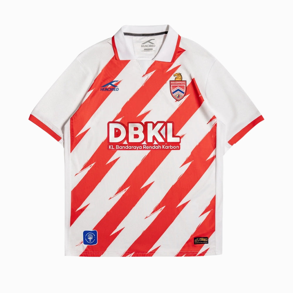 HUNDRED KLCFC 2024 HOME JERSEY (RED/WHITE) - DBKL Version