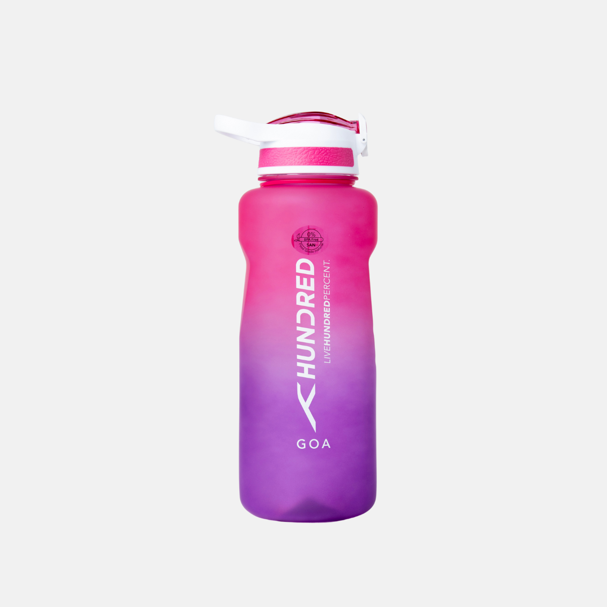 Hundred Water Bottle GOA - Pink/Purple (1500 ML)