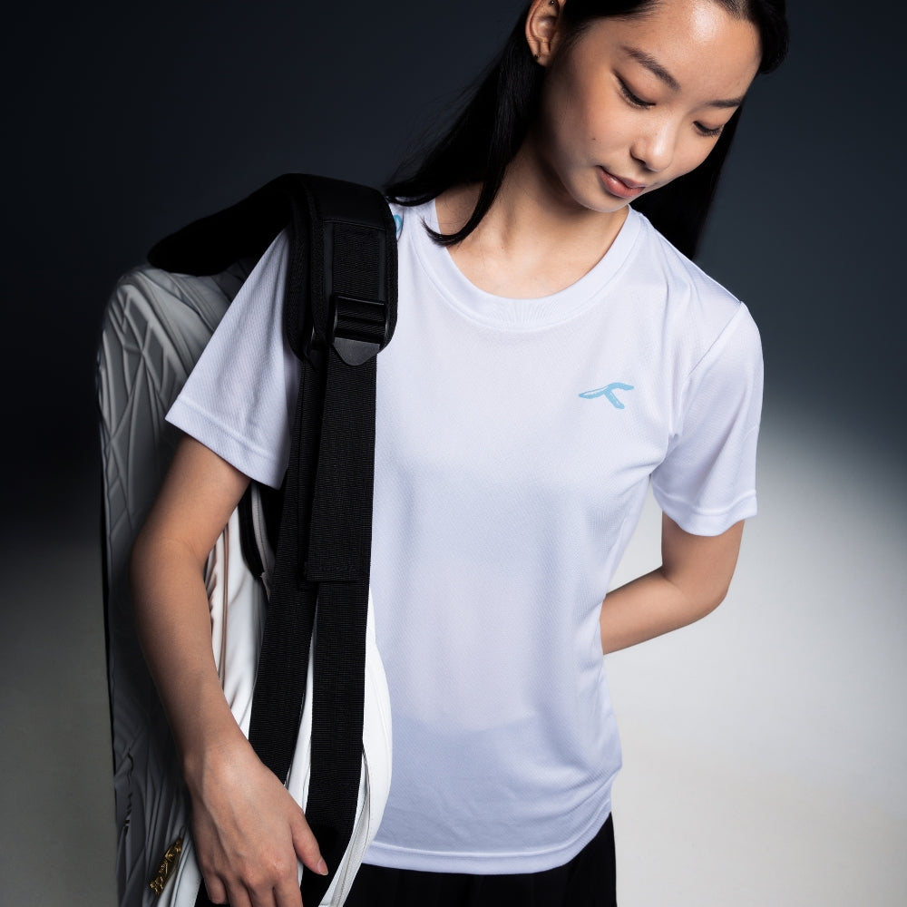 Hundred Classic Unisex Round Neck Tee - White