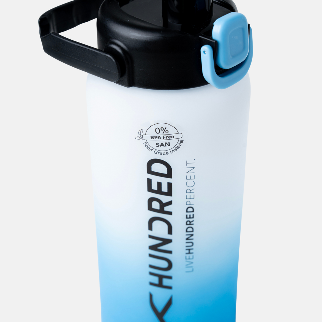 Hundred Water Bottle RACE - White/Blue (1000 ML)