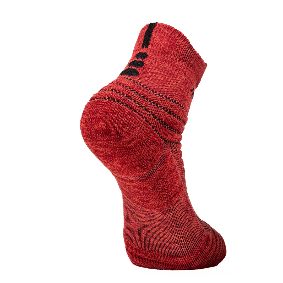 Quarter Socks - Red