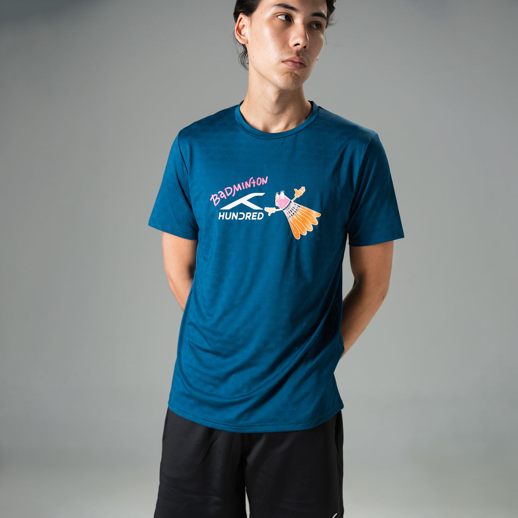 Hundred Badminton RN T-shirt - Navy
