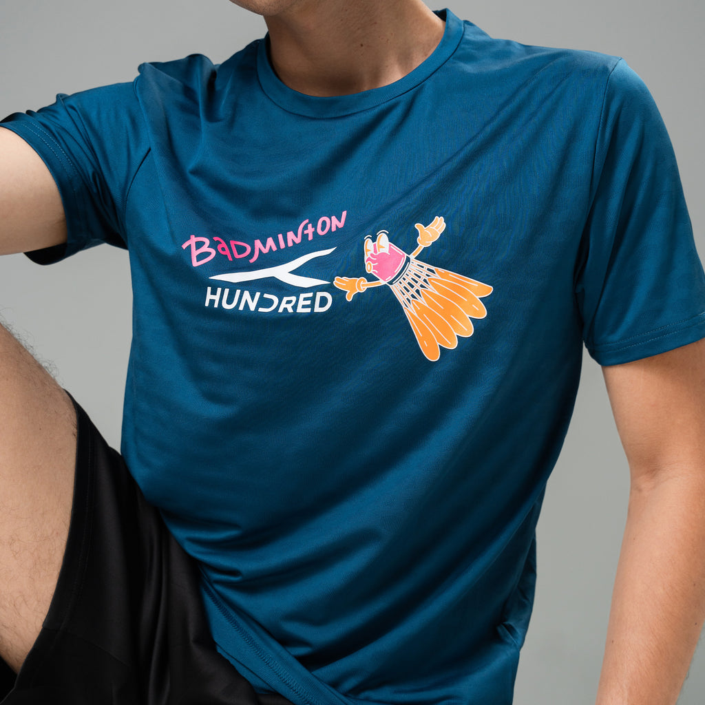 Hundred Badminton RN T-shirt - Navy