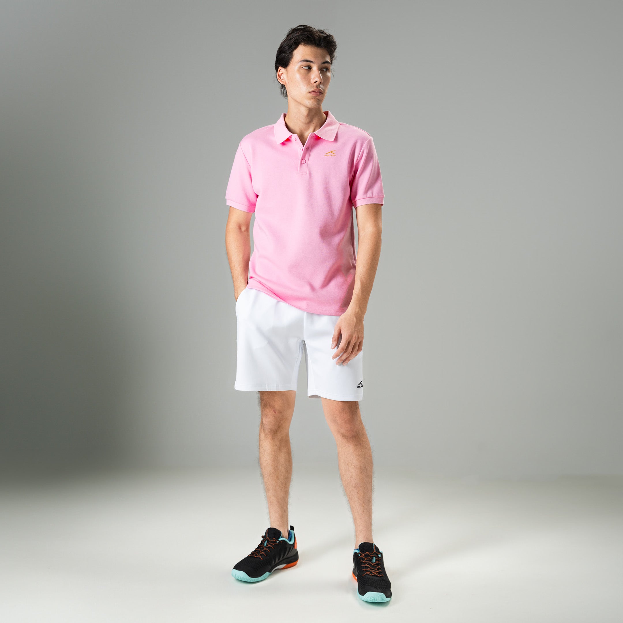 Hundred Men's Polo T-shirt - Pink