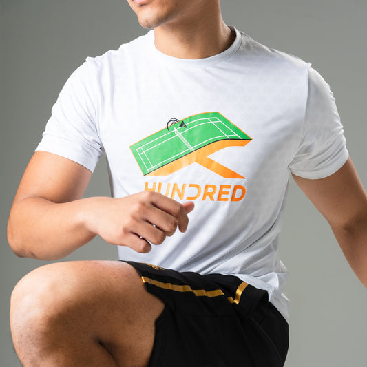 Hundred Court RN T-shirt - White