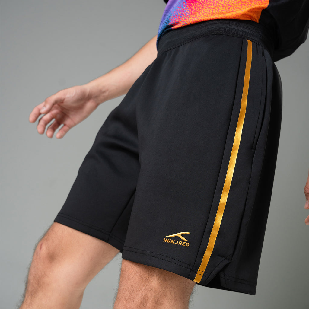 Hundred Logo Line Men's Shorts - Black