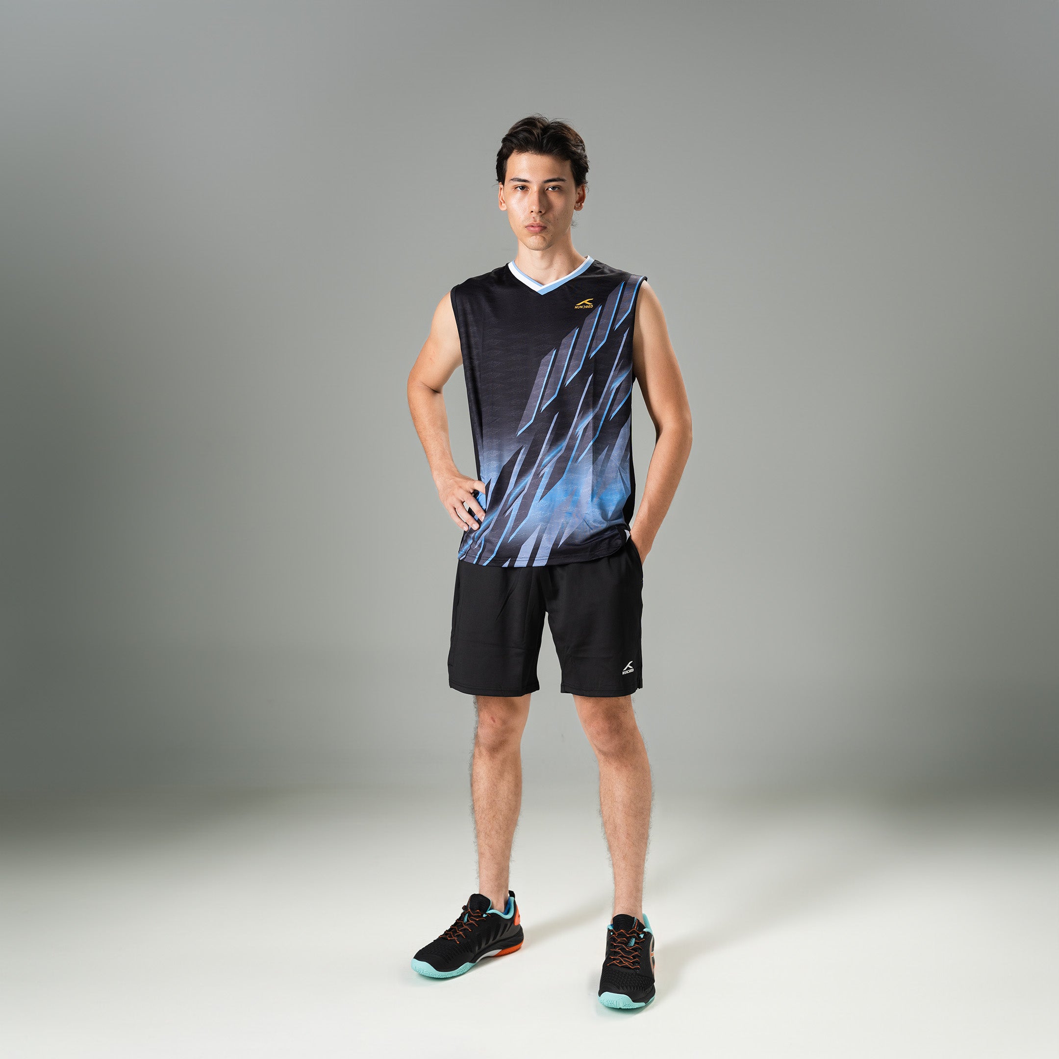 Hundred Sleeveless T-shirt - Black