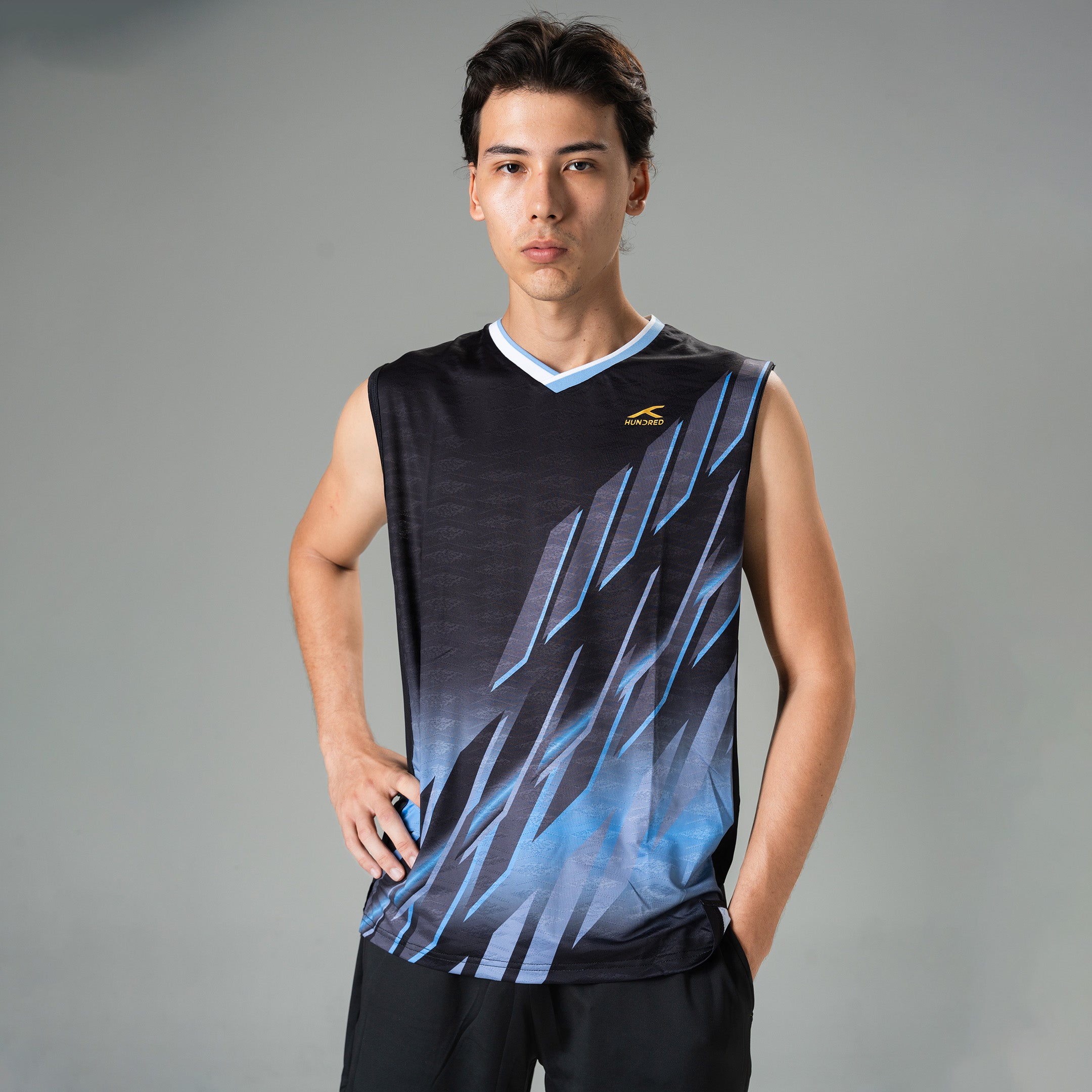 Hundred Sleeveless T-shirt - Black