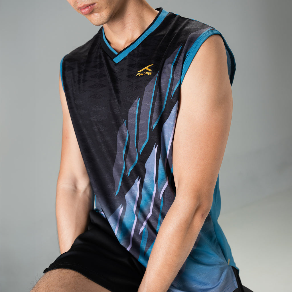 Hundred Sleeveless T-shirt - Emerald Green