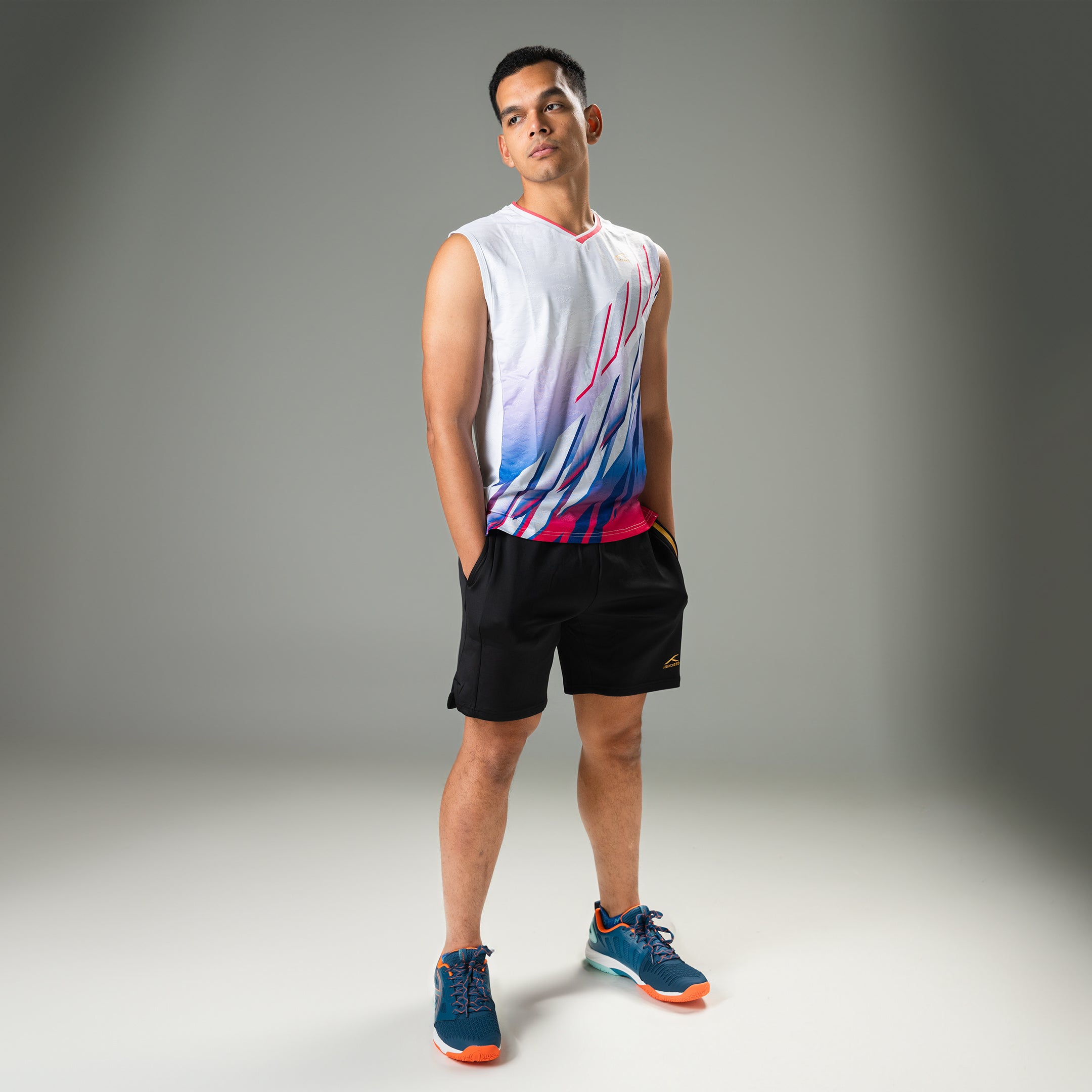 Hundred Sleeveless T-shirt - White