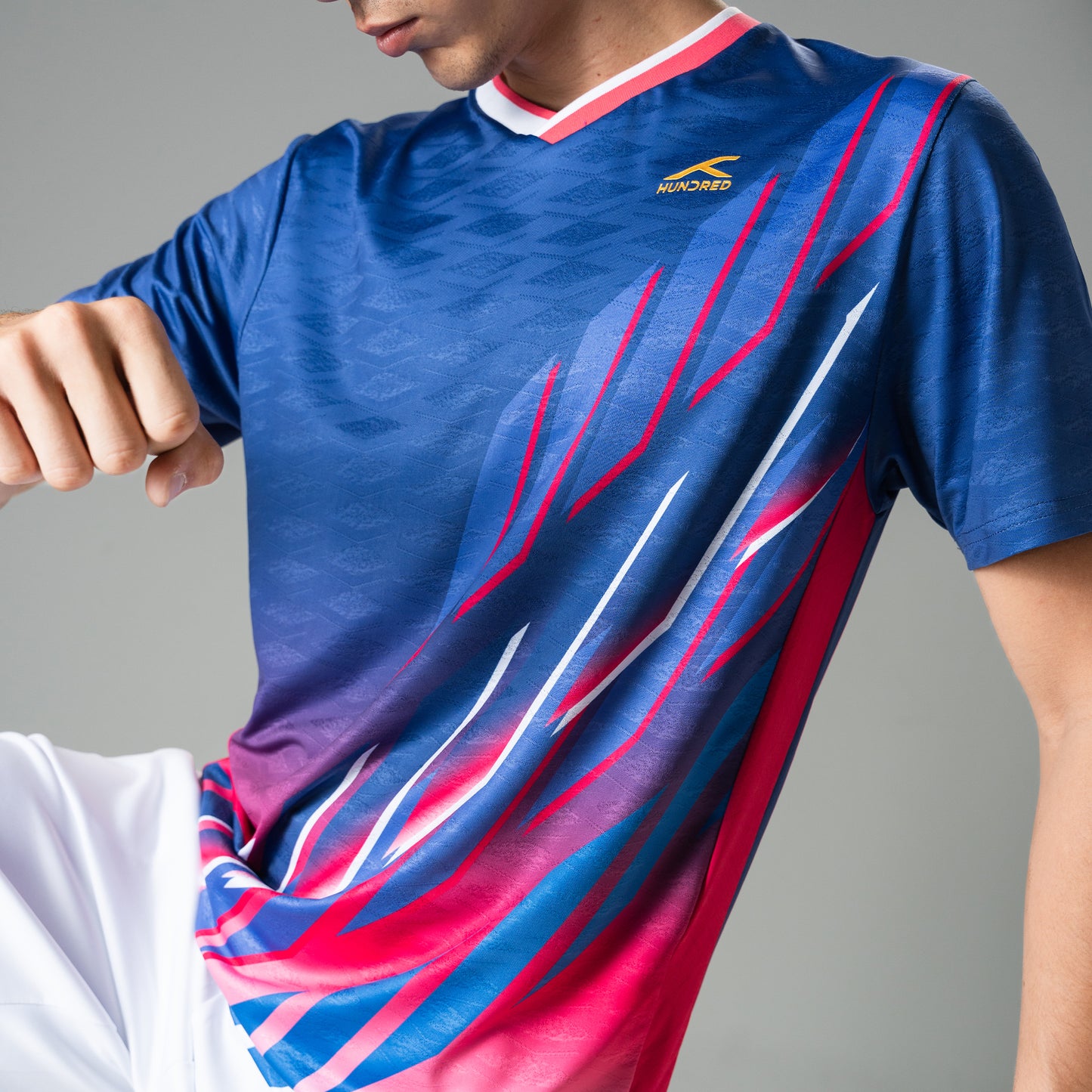 Hundred Men's VN T-shirt - Blue