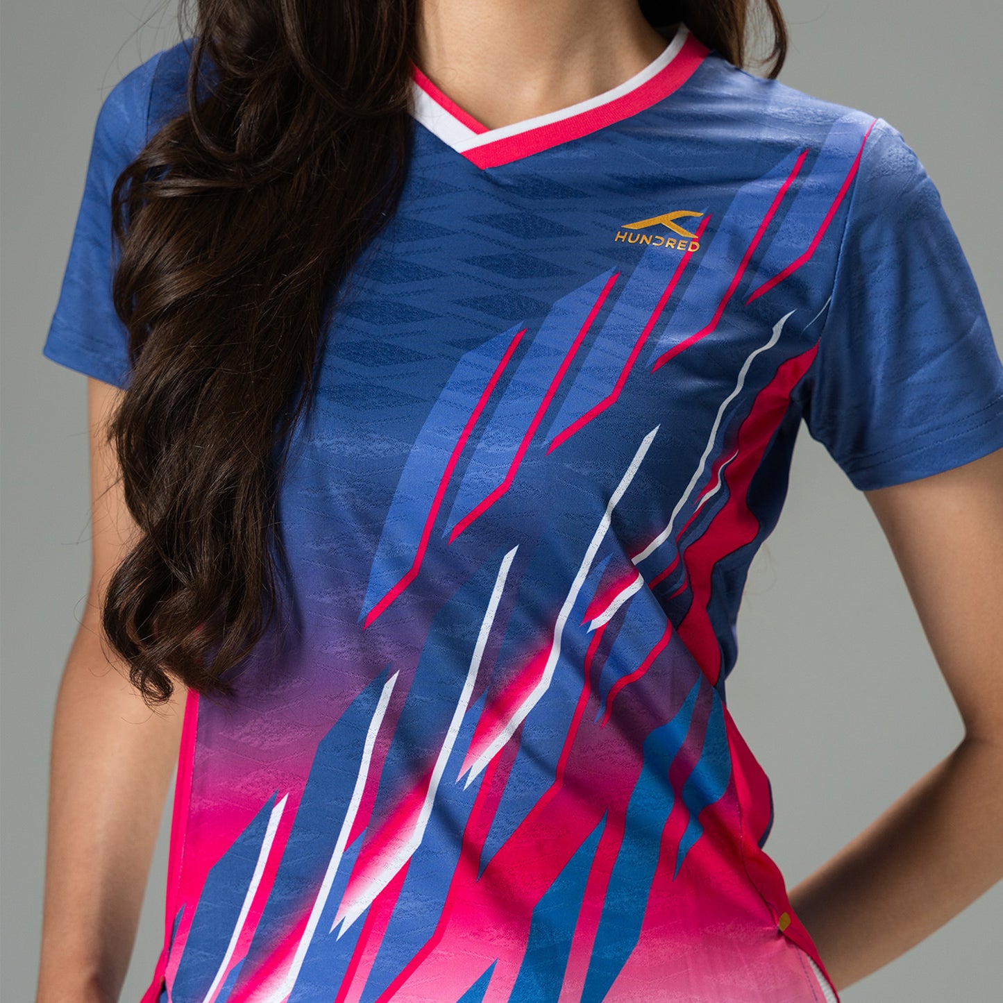 Hundred Women's VN T-shirt - Blue