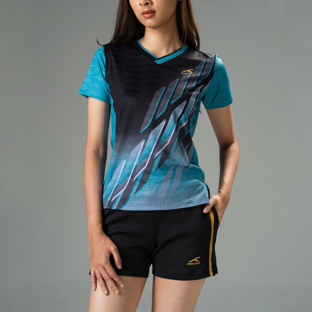 Hundred Women's VN T-shirt - Emerald Green