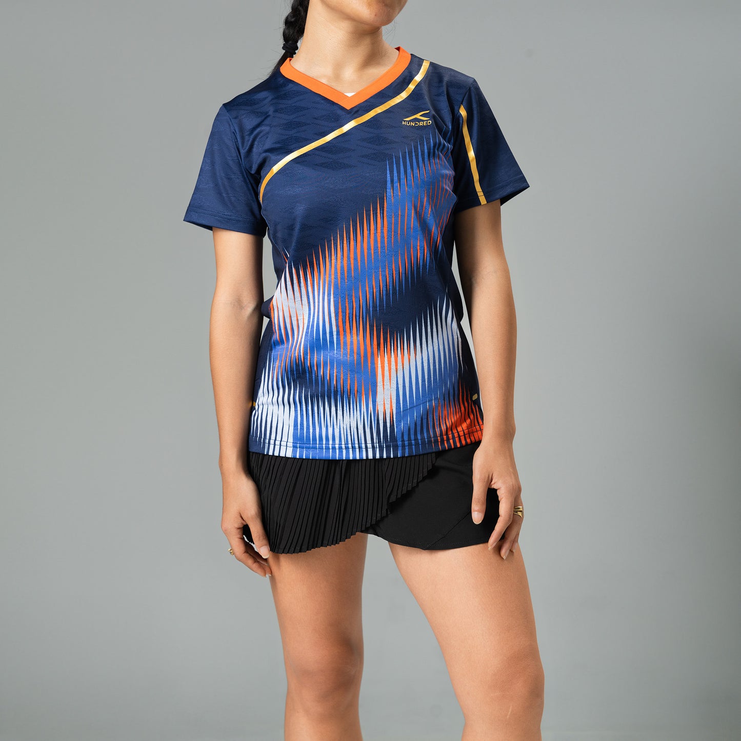 Hundred Line Women's T-shirt - Navy