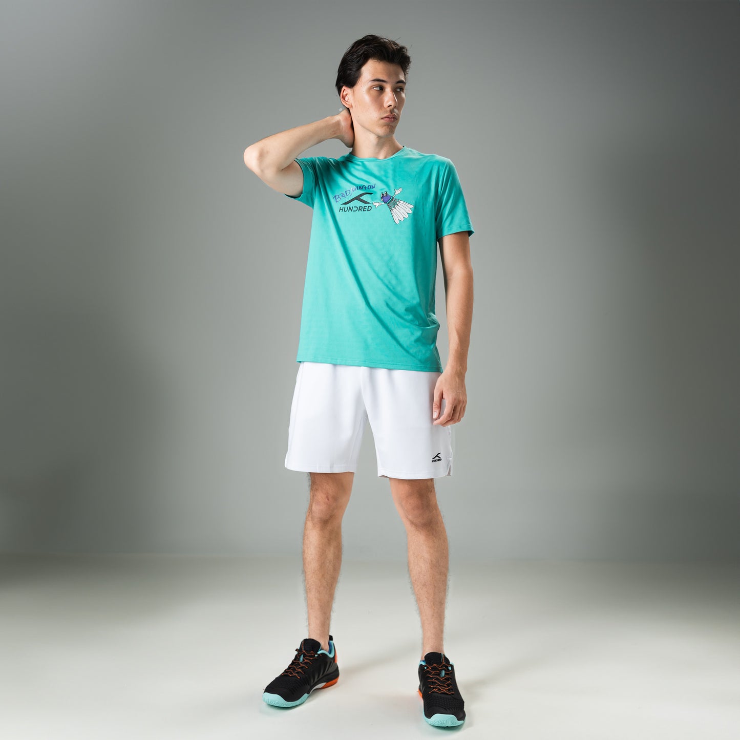 Hundred Badminton RN T-shirt - Blue