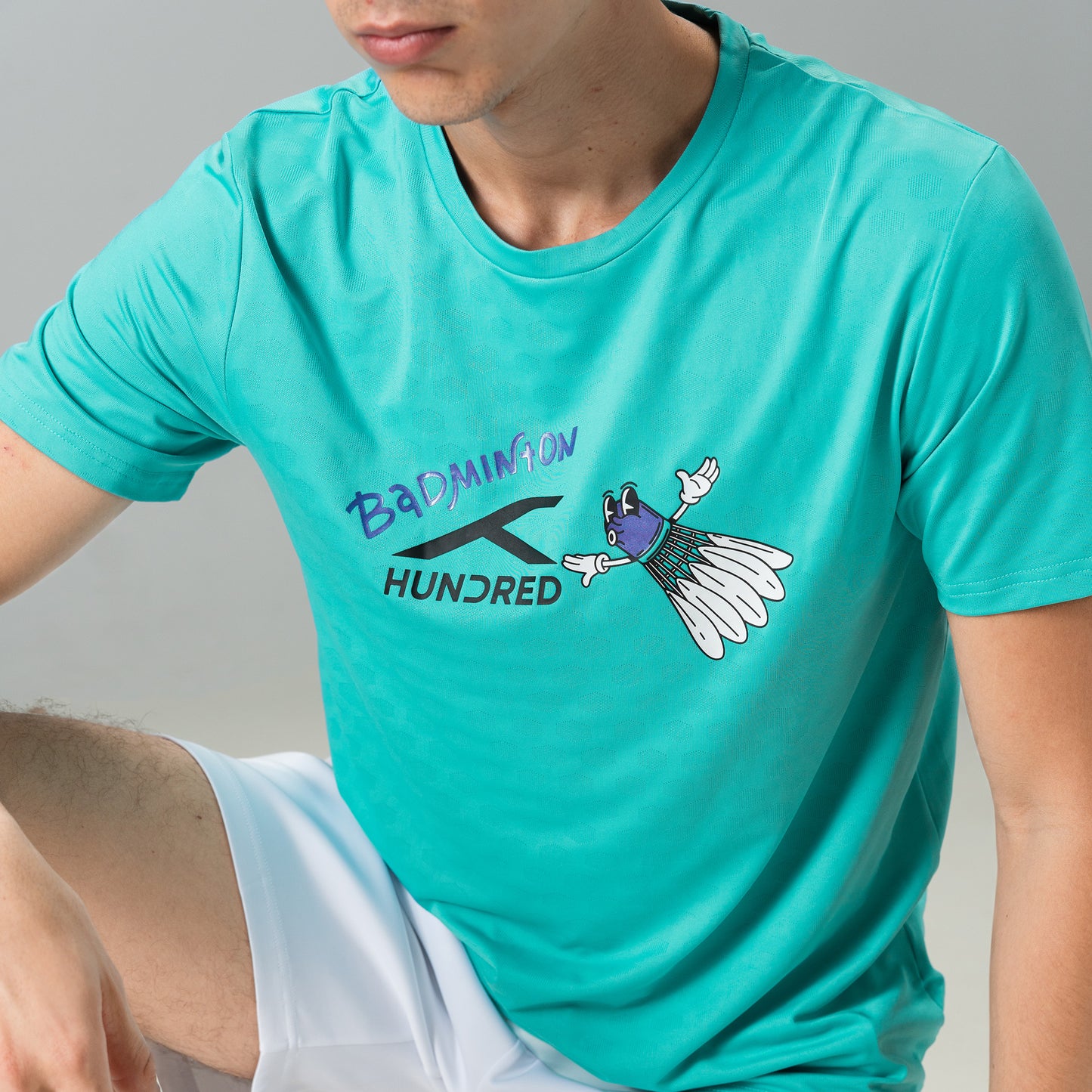 Hundred Badminton RN T-shirt - Blue