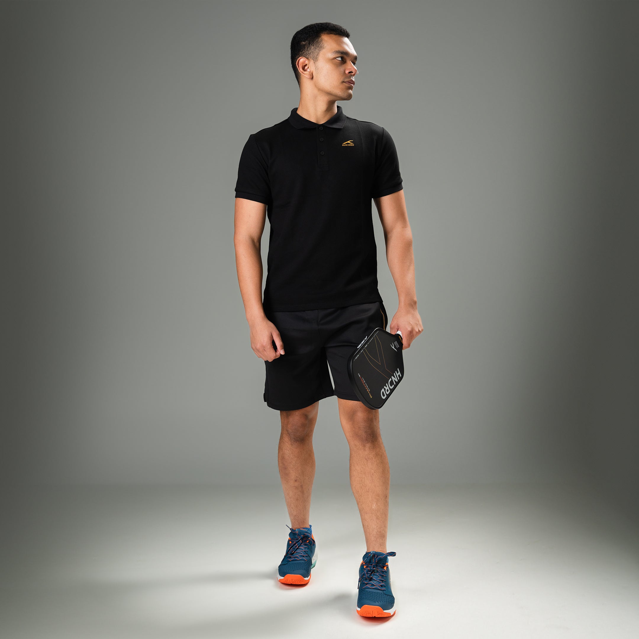 Hundred Men's Polo T-shirt - Black