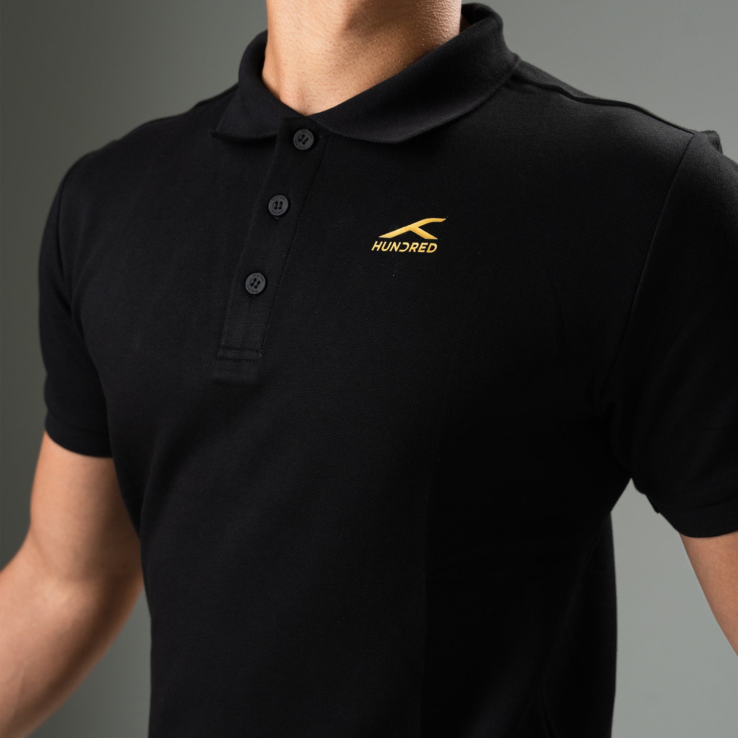Hundred Men's Polo T-shirt - Black
