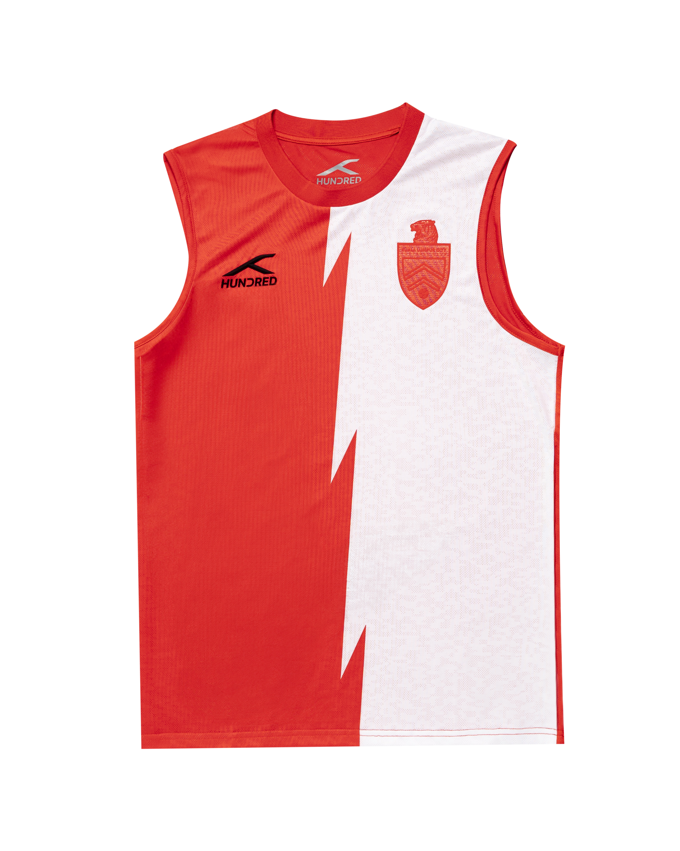2024 KLCFC TRAINING JERSEY - SLEEVELESS (RED/WHITE)